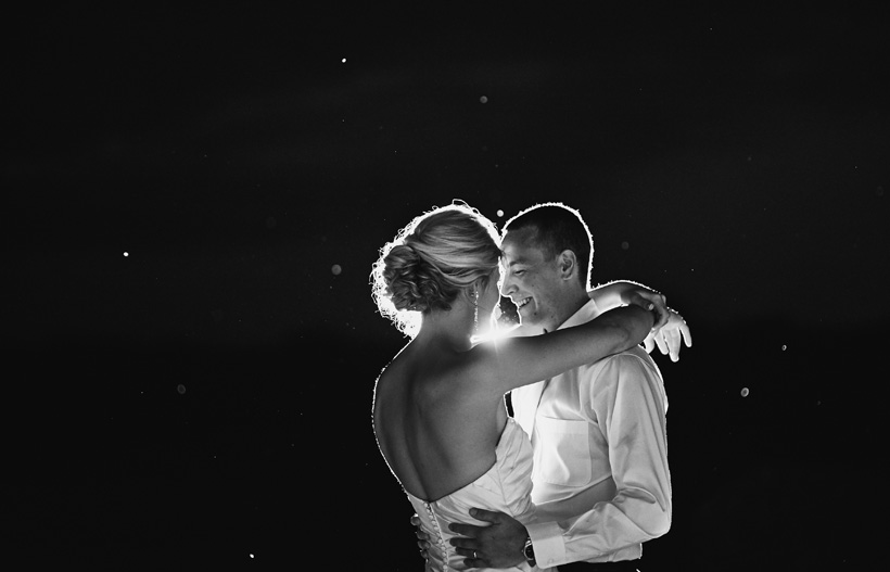 Alli and Cody share a first dance in the dark