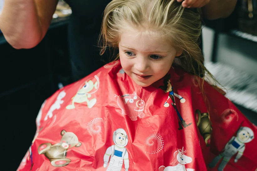 sophie's first haircut