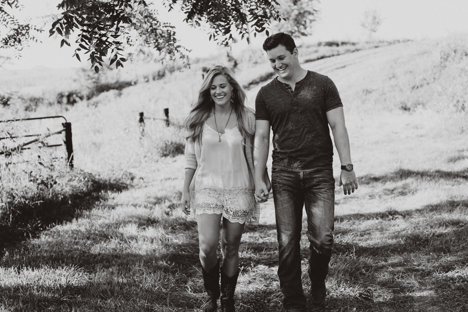 Allison and Dakota Panora Iowa Engagement | Brian Davis