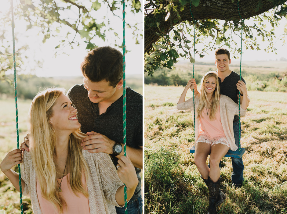 Allison and Dakota Panora Iowa Engagement | Brian Davis