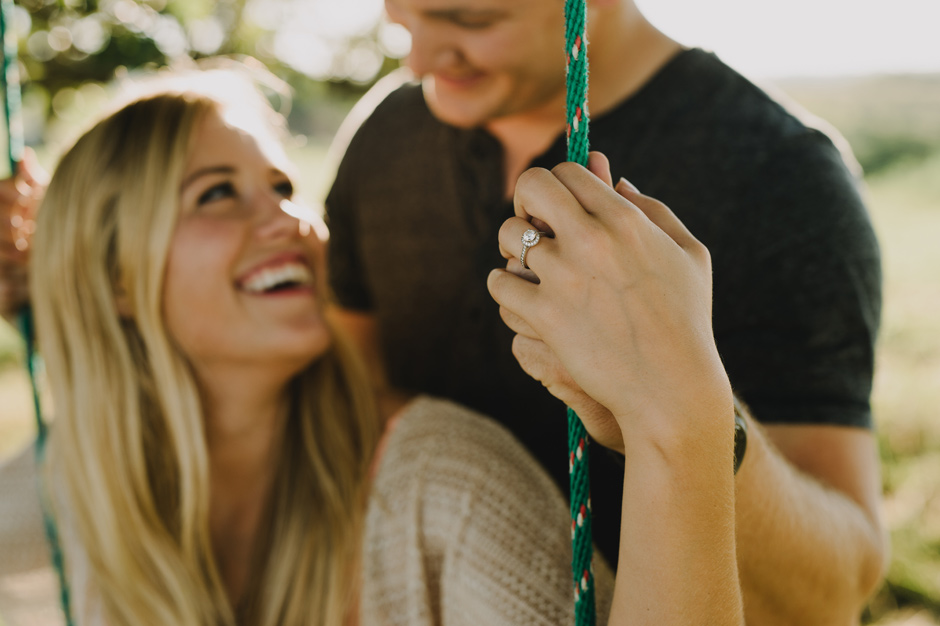 Allison and Dakota Panora Iowa Engagement | Brian Davis