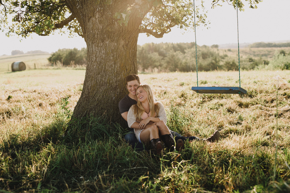 Allison and Dakota Panora Iowa Engagement | Brian Davis
