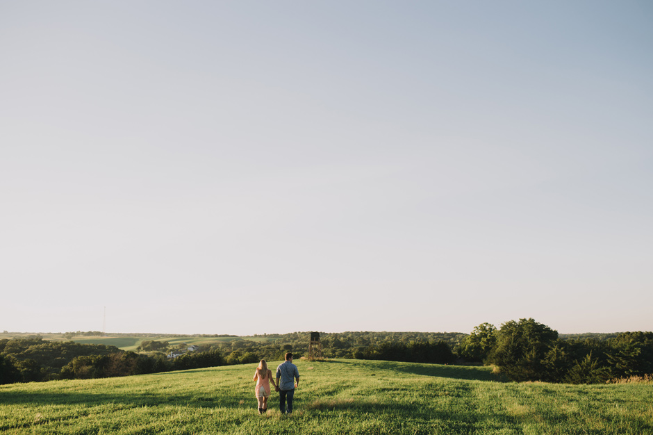 Allison and Dakota Panora Iowa Engagement | Brian Davis