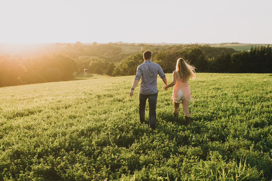 Allison and Dakota Panora Iowa Engagement | Brian Davis
