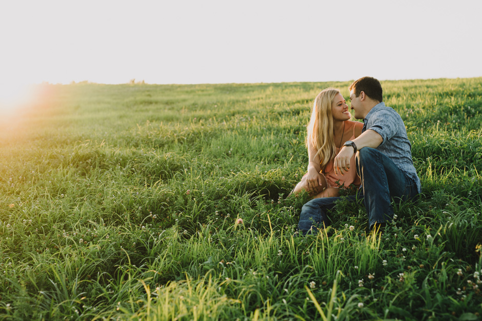Allison and Dakota Panora Iowa Engagement | Brian Davis