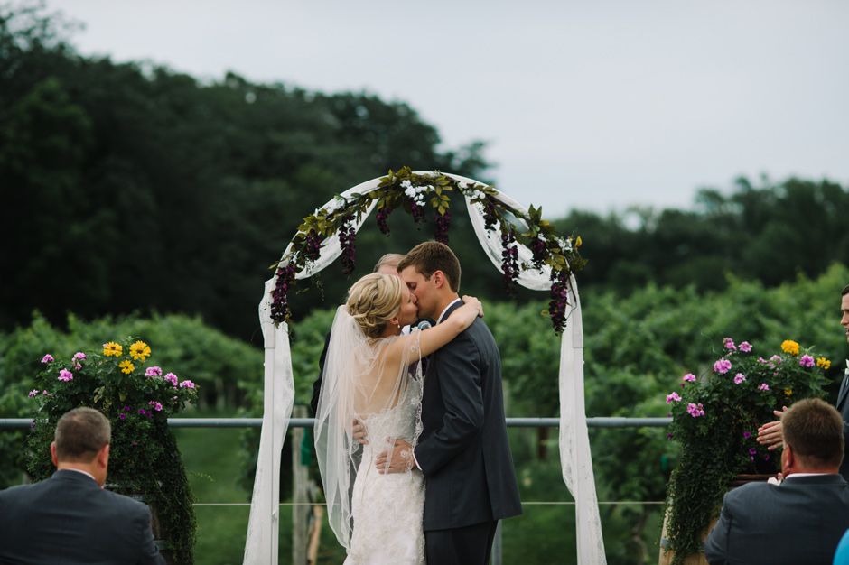 Emily and Josh Summerset Winery Wedding | Iowa Wedding Photographer Brian Davis