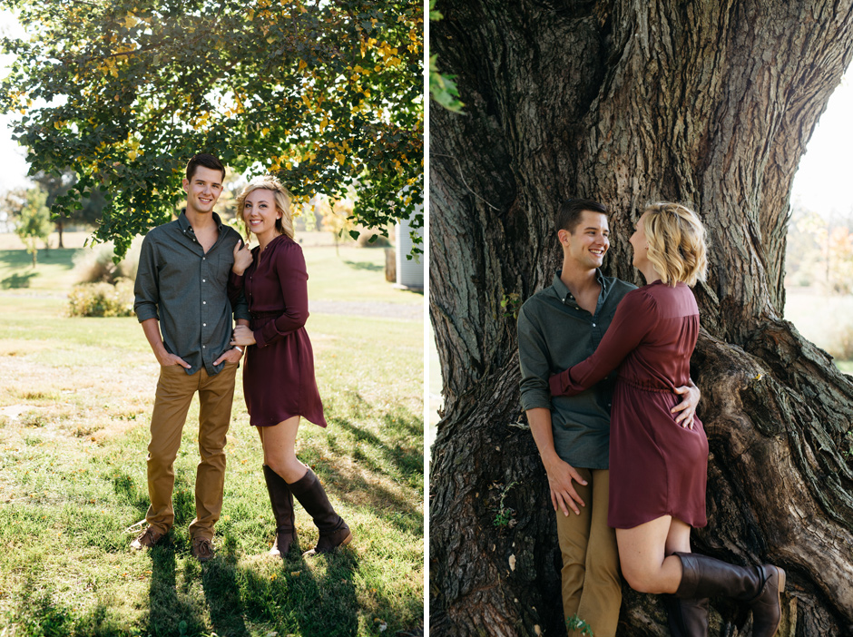 Paula and Derek's beautiful autumn engagement