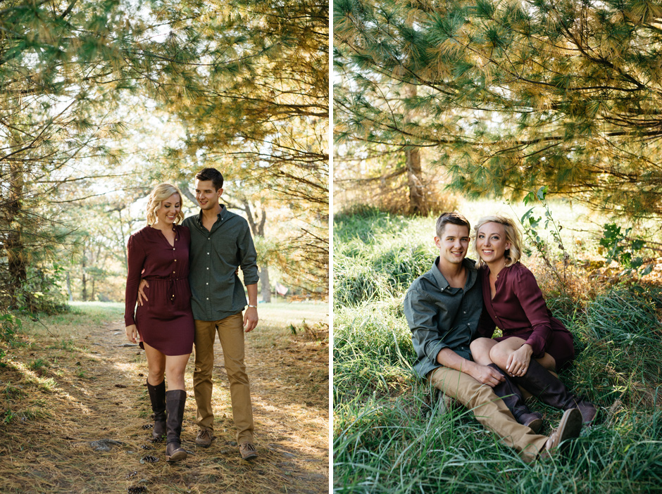 Paula and Derek's beautiful autumn engagement