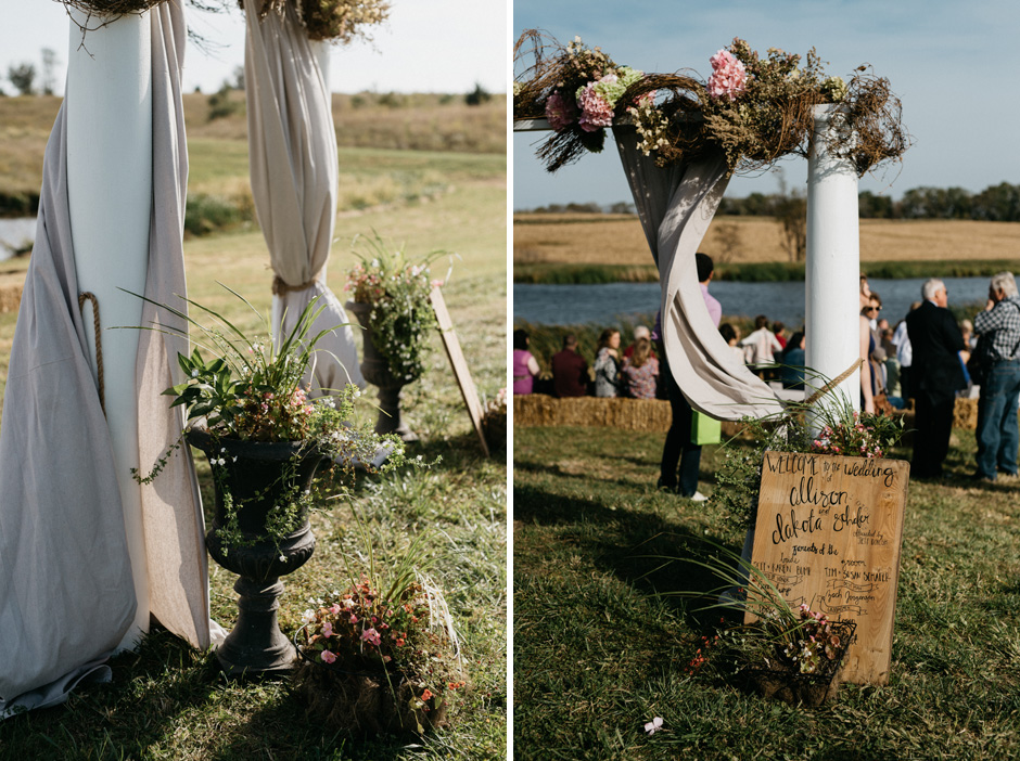 Allison and Dakota's country rustic Adair, IA wedding