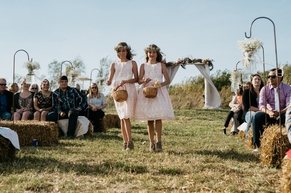 Allison and Dakota's country rustic Adair, IA wedding