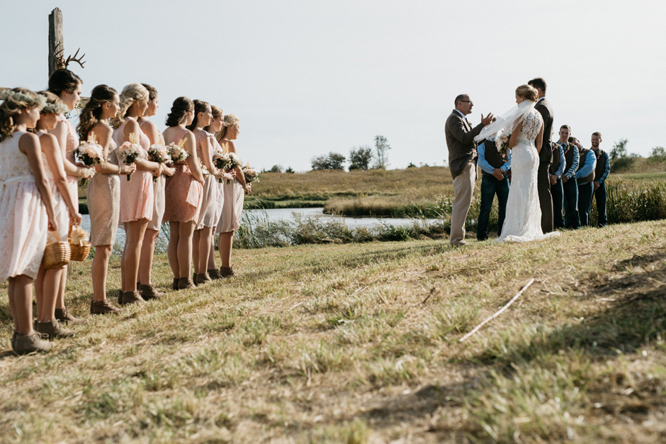 Allison and Dakota's country rustic Adair, IA wedding
