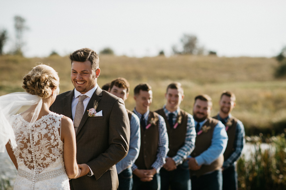 Allison and Dakota's country rustic Adair, IA wedding