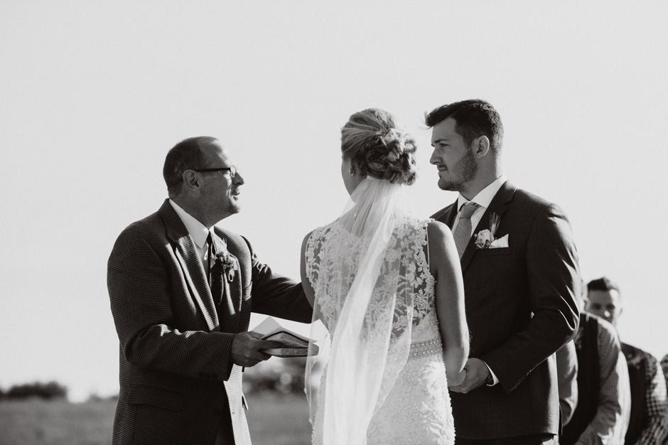 Allison and Dakota's country rustic Adair, IA wedding