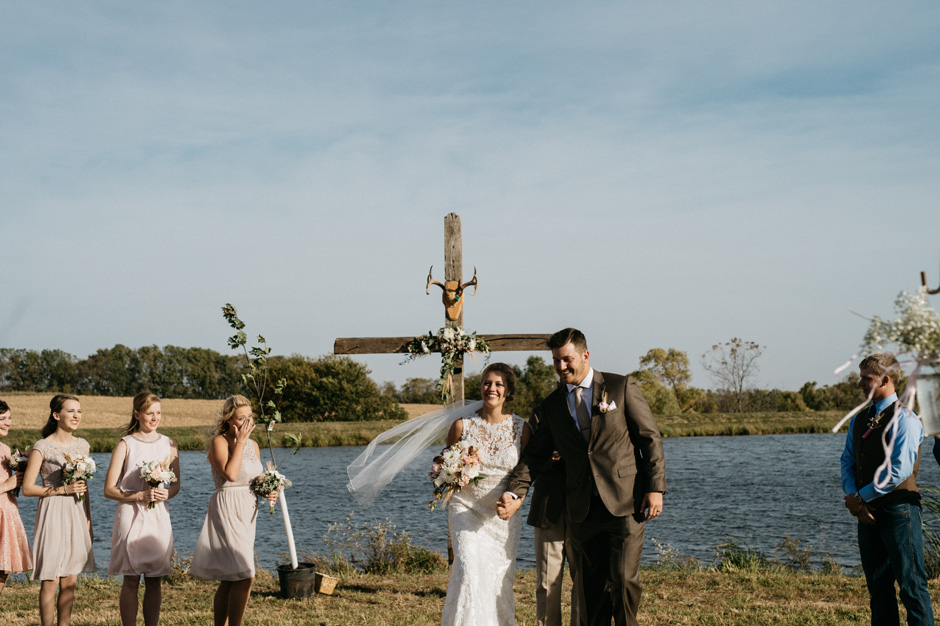 Allison and Dakota's country rustic Adair, IA wedding