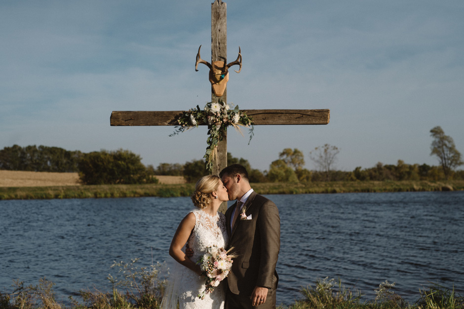 Allison and Dakota's country rustic Adair, IA wedding