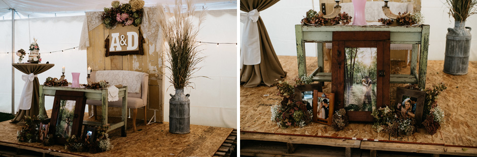 Allison and Dakota's country rustic Adair, IA wedding