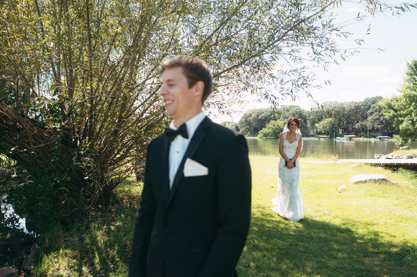 Blake and Justin's Emmetsburg Iowa Wedding at Shores at Five Island | Iowa Wedding Photographer Brian Davis
