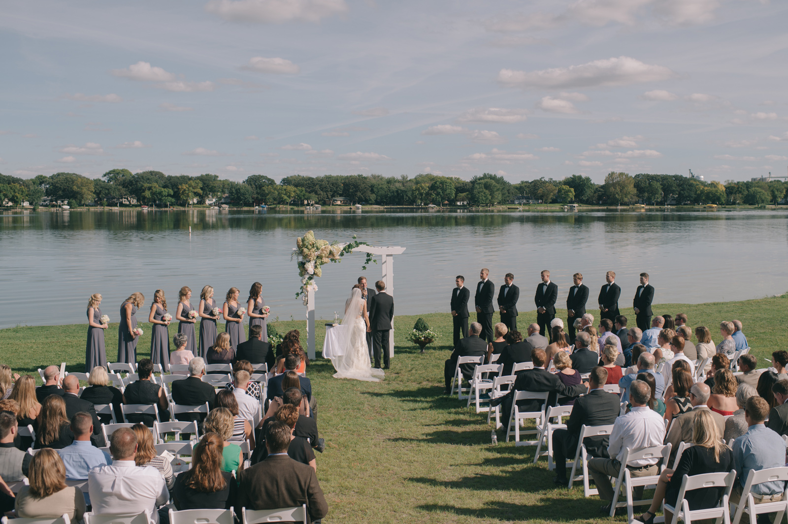Blake and Justin's Emmetsburg Iowa Wedding at Shores at Five Island | Iowa Wedding Photographer Brian Davis