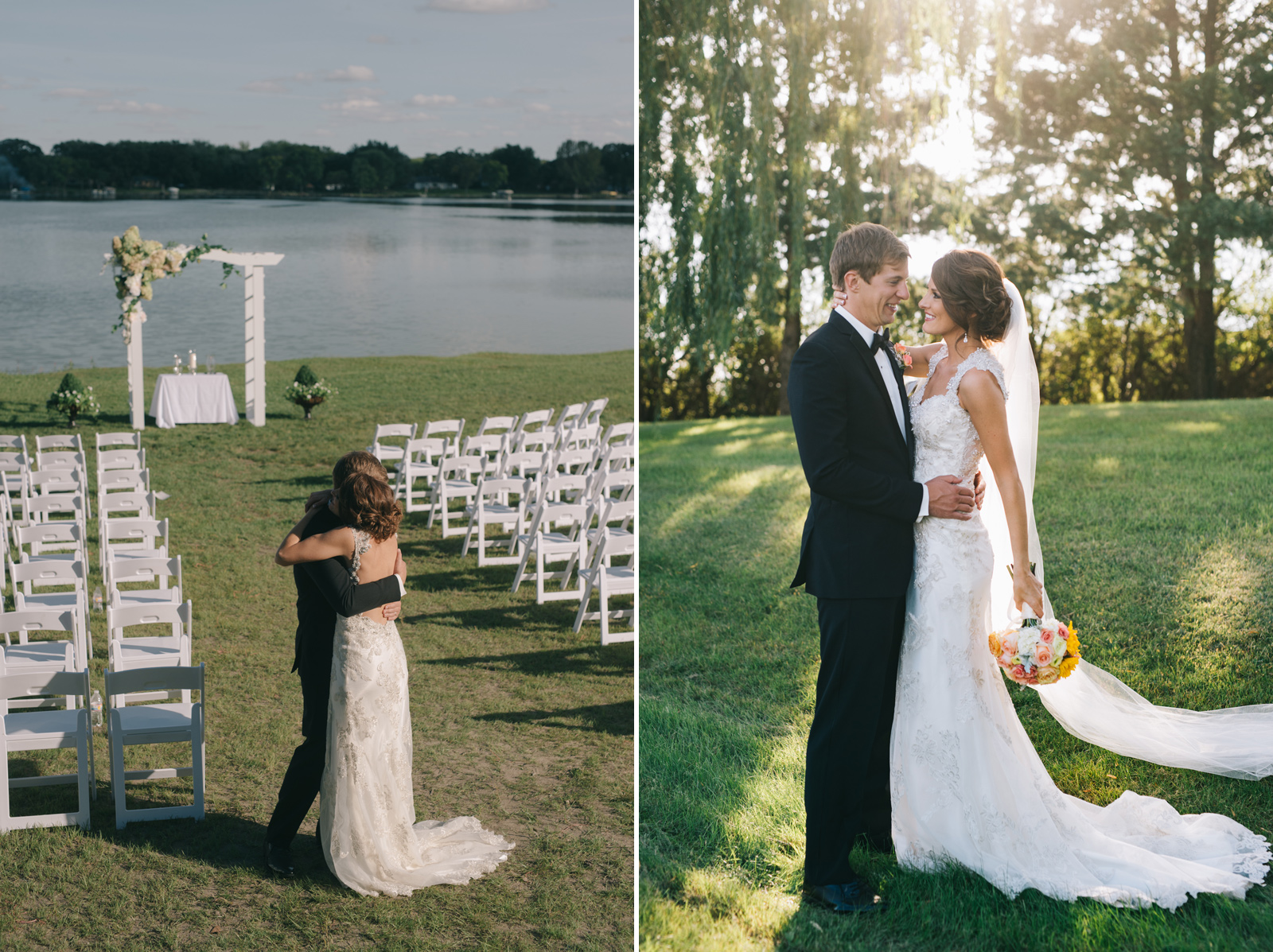 Blake and Justin's Emmetsburg Iowa Wedding at Shores at Five Island | Iowa Wedding Photographer Brian Davis