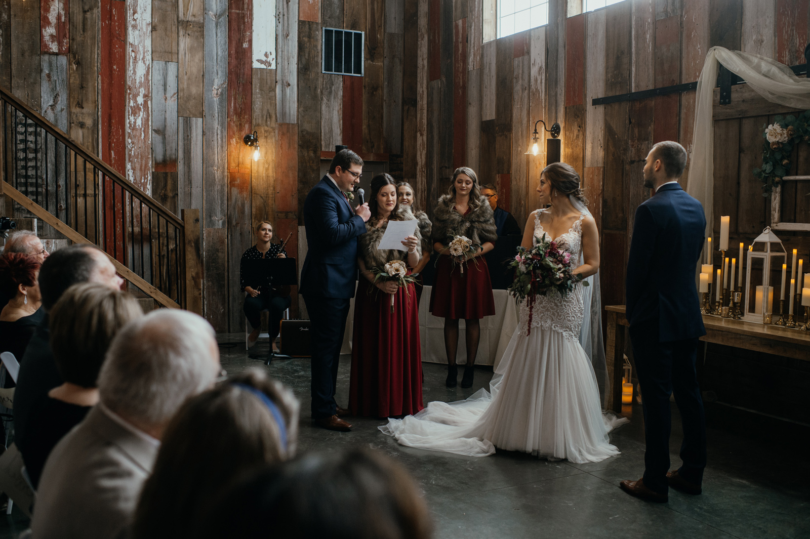 Austin and Nicole's Red Acre Barn Wedding | Iowa Wedding Photographer Brian Davis