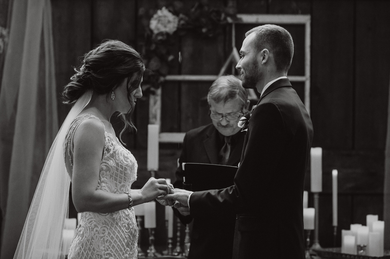 Austin and Nicole's Red Acre Barn Wedding | Iowa Wedding Photographer Brian Davis