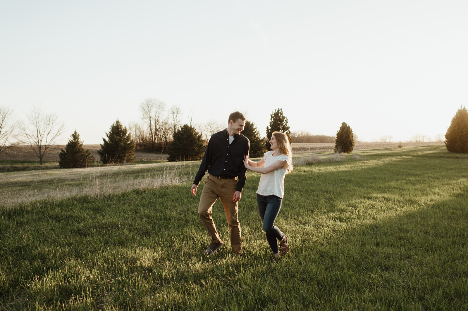 Des Moines Iowa Engagement Photography