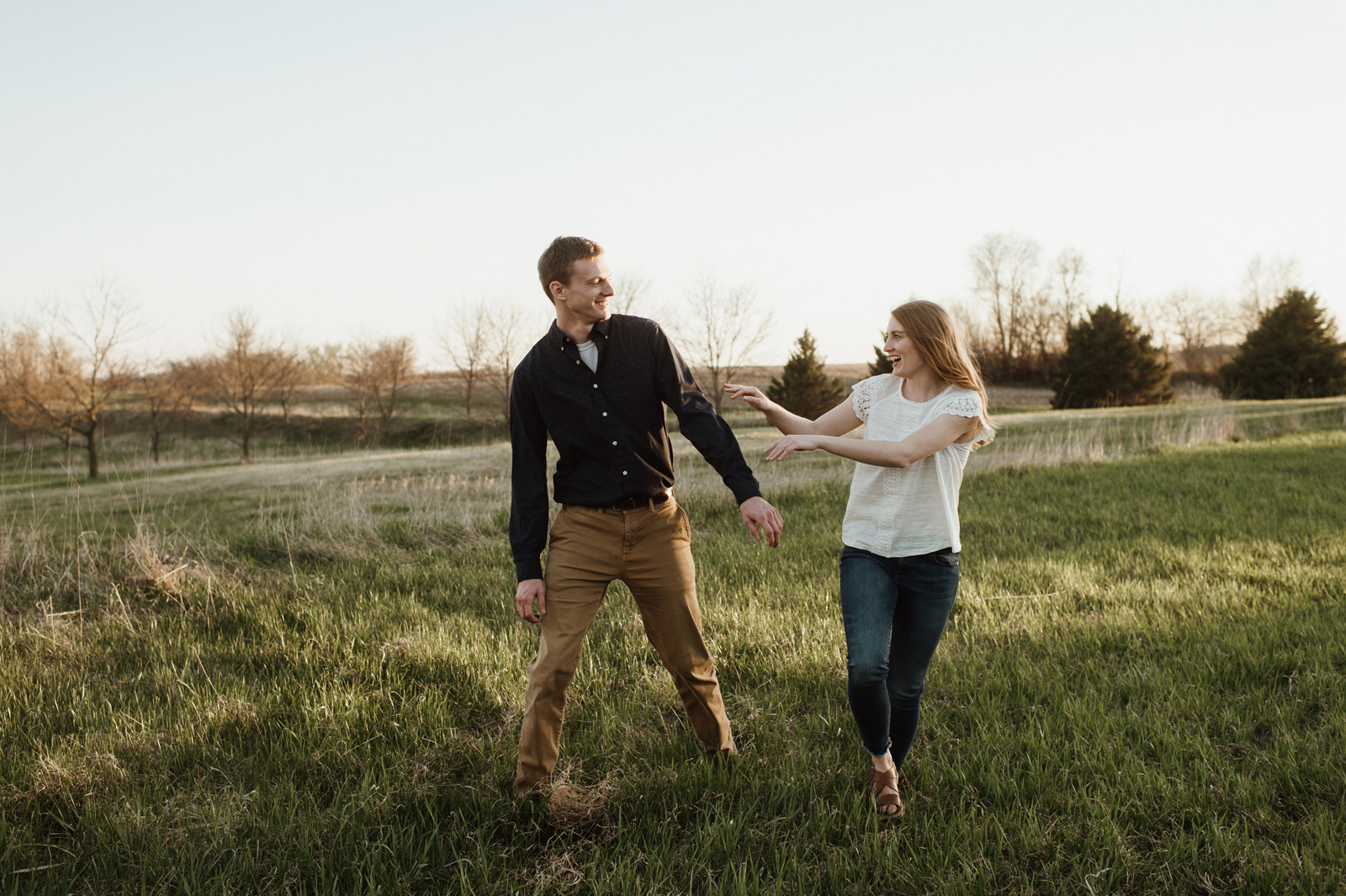 Des Moines Iowa Engagement Photography