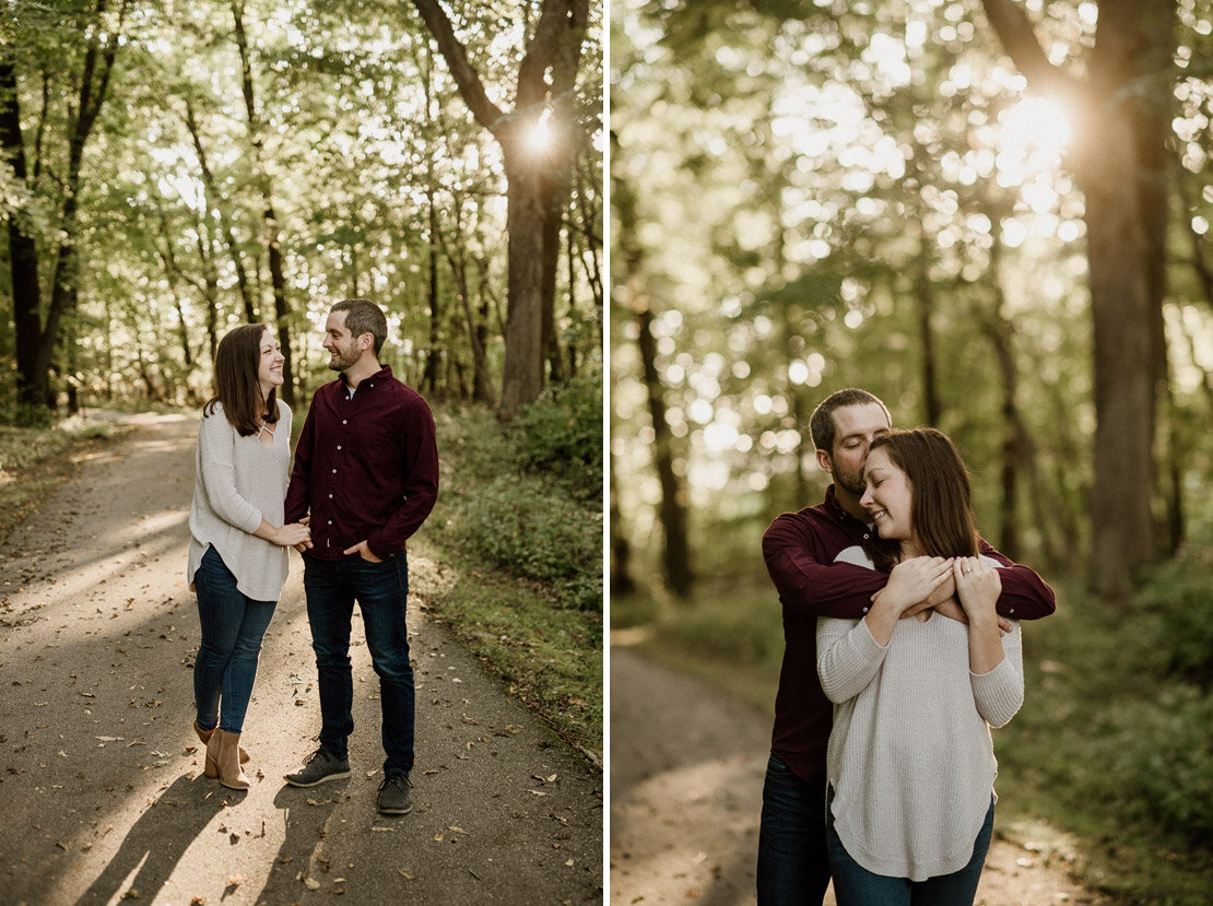 Katie + Michael's Des Moines Engagement | Iowa Wedding Photograp