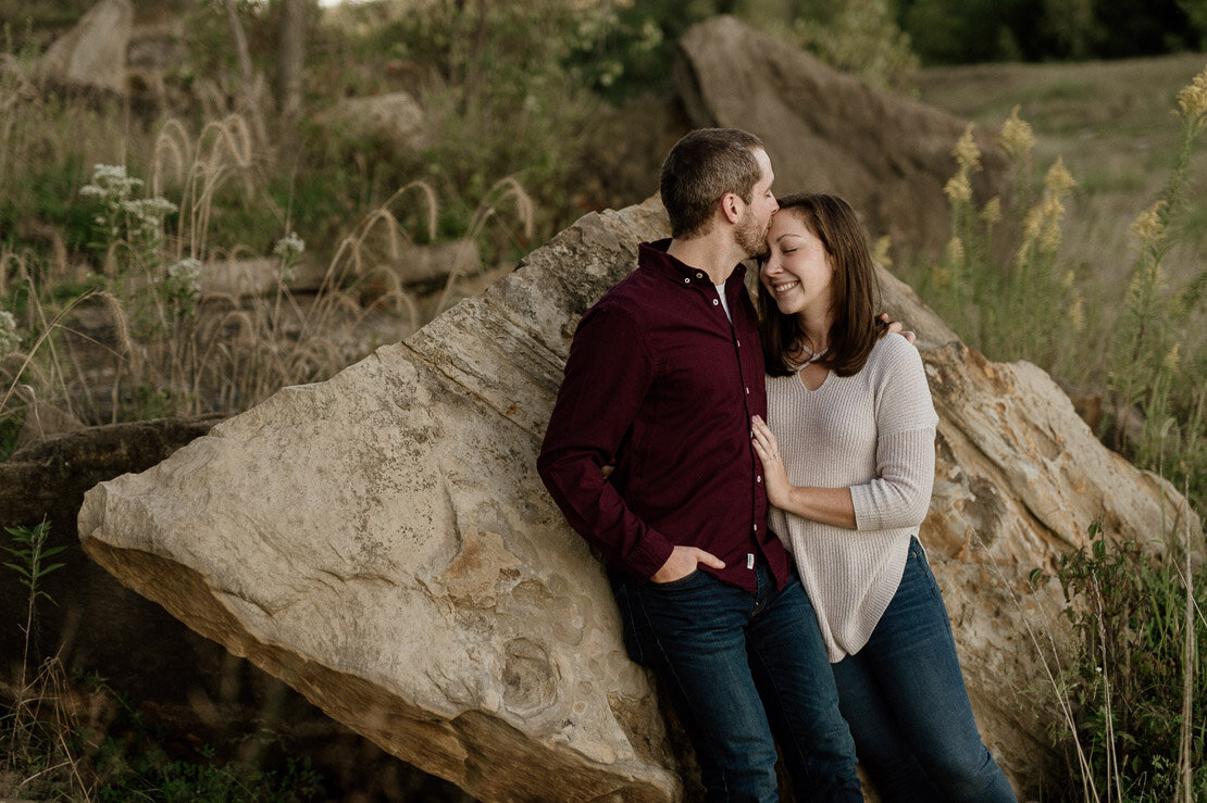 Katie + Michael's Des Moines Engagement | Iowa Wedding Photograp