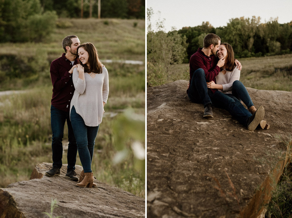 Katie + Michael's Des Moines Engagement | Iowa Wedding Photograp