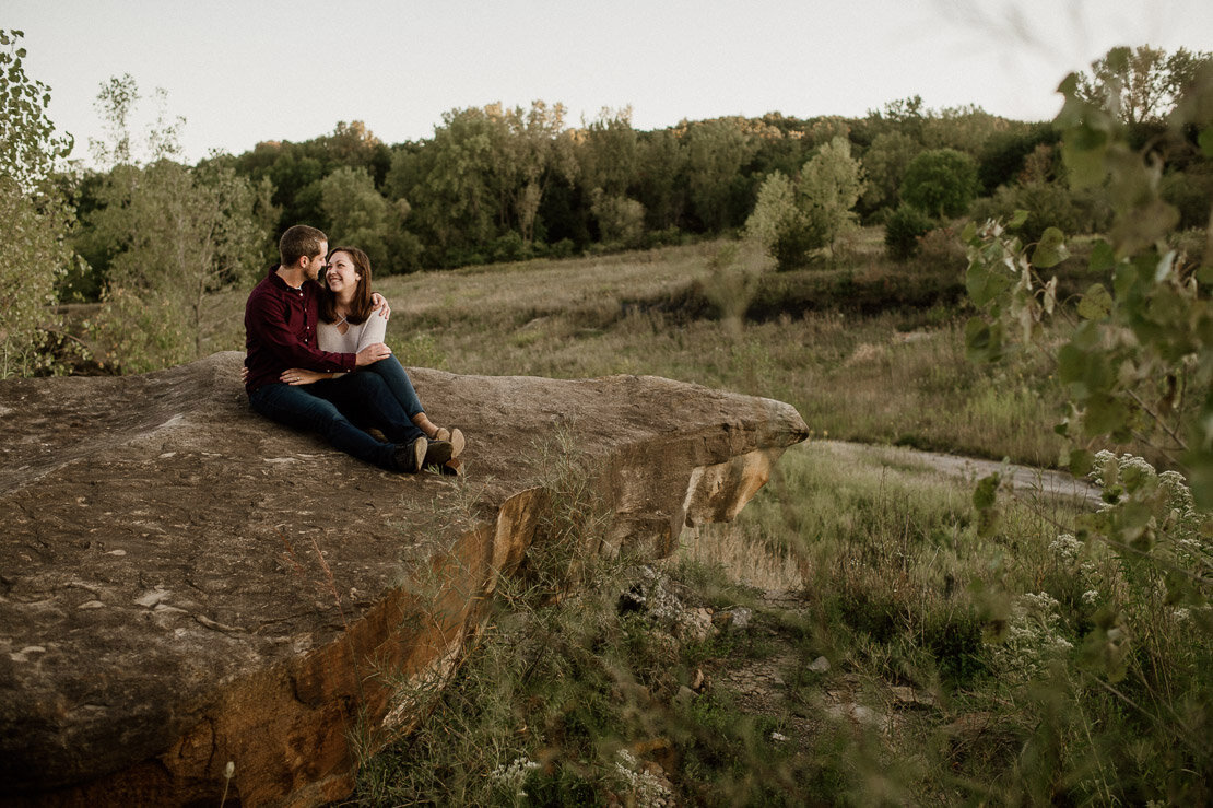 Katie + Michael's Des Moines Engagement | Iowa Wedding Photograp