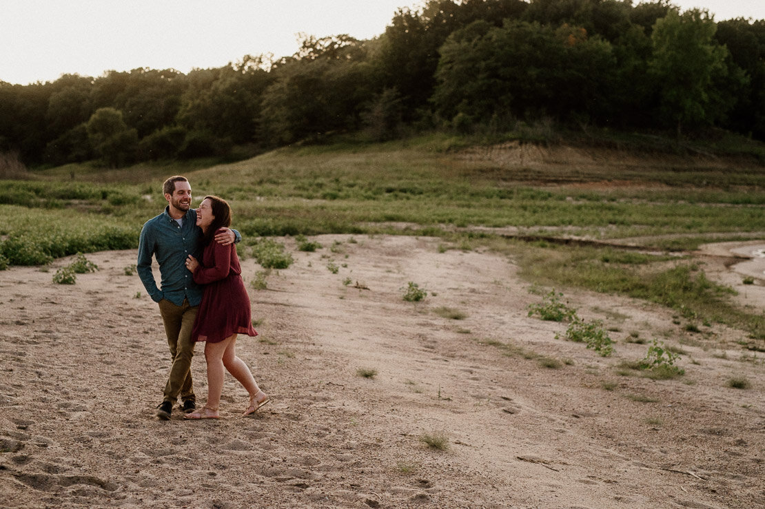 Katie + Michael's Des Moines Engagement | Iowa Wedding Photograp