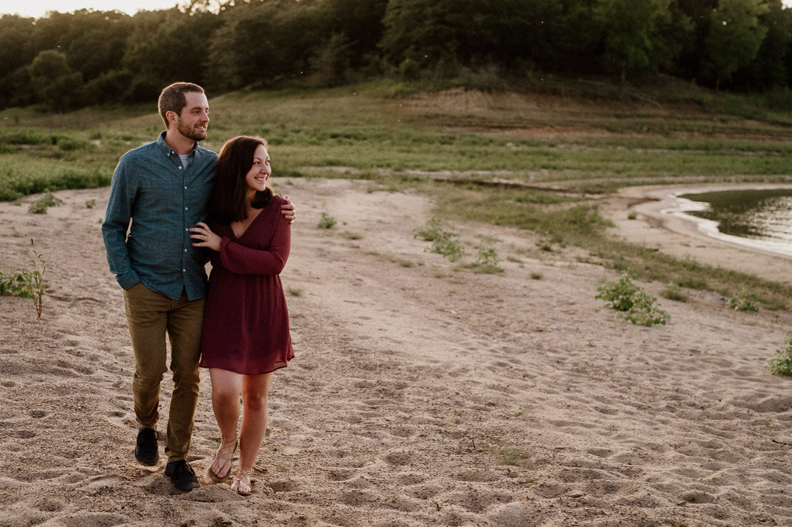 Katie + Michael's Des Moines Engagement | Iowa Wedding Photograp