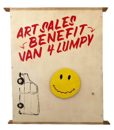 I’m trying to buy a van, 2018, Scrap wood, house paint, and motor, 32.5 x 28 x 3.5 inches