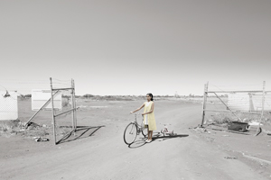 6 andu: A son’s story: Michael Cook, Sunshine Coast Michael Cook, Mother (Bicycle) , 2016, inkjet print on paper, 80 x 120cm, edition of 8; image courtesy the artist and Andrew Baker Art Dealer, Brisbane