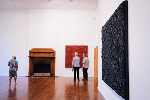 1 Soft power: Dani Marti and Bharti Kher at the 2016 Perth International Arts Festival: Christopher Barrett-Lennard, Perth Dani Marti: Black Sun, exhibition view, Fremantle Arts Centre (FAC), 2016; image courtesy FAC; photo: Rhianna Nelson