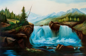 7 A desirous mind: Matthys Gerber at the MCA: Max Delany, Sydney Matthys Gerber, L’Origine du Monde #1 , 1992, oil on canvas, Barber Cottier Collection, Sydney; image couresy and © the artist; photo: Ashley Barber