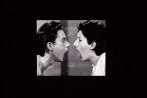 4 In the moment: Marina Abramović’s ‘Private Archaeology’ at MONA: Diane Soumilas, Hobart Marina Abramović and Ulay, AAA–AAA, 1978, performance for video, RTB Television Studio, Liège, 15 mins duration; black-and-white video, sound, 9:54 mins duration; Museum of Old and New Art (MONA), Hobart; image courtesy MONA, Hobart; photo: MONA/Rémi Chauvin