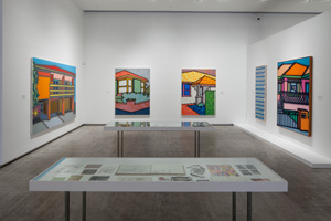 11 In good company: Howard Arkley at TarraWarra: Ashley Crawford, Healesville Howard Arkley (and friends…), installation views, TarraWarra Museum of Art, Healesville, 2015; © The Estate of Howard Arkley, courtesy Kalli Rolfe Contemporary Art, Melbourne; photos: Andrew Curtis