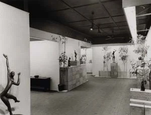 8 The Johnstones: A local history of art: ZOË DE LUCA Installation view of Guy Boyd exhibition at The Johstone Gallery, Brisbane, 23 November – 20 December 1969; The Johnstone Gallery Archive, Australian Library of Art, State Library of Queensland; scrapbook, p.6. RBHARC. 7/1/12. ALA/SLQ