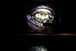 3 DOUGLAS GORDON: HOPE, WITHOUT FAITH: TALIA LINZ Douglas Gordon, Phantom, 2011, installation view of the 19th Biennale of Sydney at the Museum of Contemporary Art Australia, Sydney; stage, screen, a black Steinway piano, a burned Steinway piano and monitor dimensions variable; courtesy lost but found; Galerie Yvon Lambert, Paris; and Rufus Wainwright; ‘All Days Are Nights: Songs For Lulu’ used courtesy Decca Label Group; the presentation of this project was made possible through the generous support of Penelope Seidler AM; photo: Ben Symons