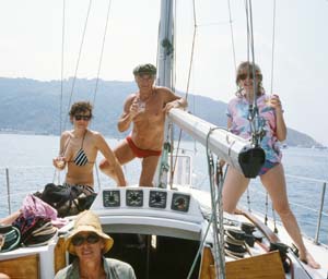 6 Franco Belgiorno-Nettis and the summer of 1985: A memoir: ROSS WOLFE Franco Belgiorno-Nettis and friends, Porto Venere, Italy, July 1985; photo courtesy Ross Wolfe