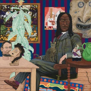 5 Re-imagining Papua New Guinea: James Morrison, Melbourne James Morrison, Building Goroka , 2016, oil on linen, 91 x 91cm; image courtesy the artist and Darren Knight Gallery, Sydney