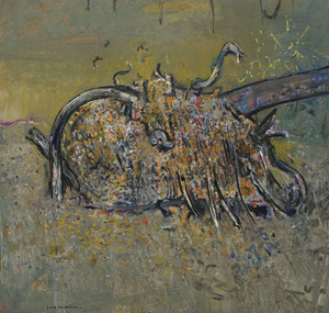 3 Uprooted: Fred Williams’s Stump I at the Art Gallery of Western Australia: Justin Paton Archana Hande, The Golden Feral Trail , 2014, digital print on archival paper; commissioned for ‘spaced 2: future recall’. image courtesy the artist