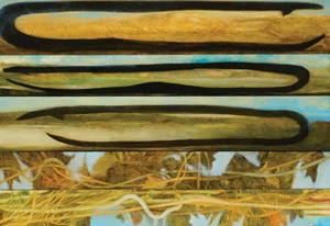 11 Some notes on abstraction, and landscape: ERICA GREEN Richard Dunlop, Path of the Eel , oil on canvas