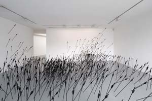 9 The Artist is Absent: Reactivation: The 9th Shanghai Biennale: DAVID CORBET Ryan Gander, Arrows , 2012, (detail) mixed media installation
