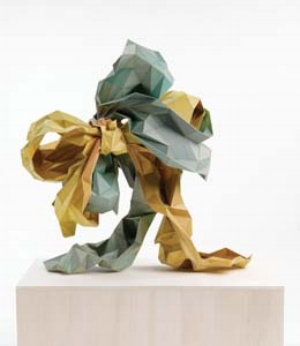 19 Who would be an art critic?: MARGOT OSBORNE Amy Joy Watson, Pair , 2011, balsa wood, watercolour, polyester thread, 80 x 65 x 35cm; showing in No Place , Adelaide Central School of Art Gallery, 8 June to 21 July; image courtesy the artist