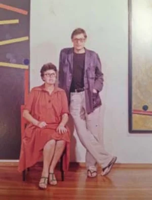 8 Tribute: Gunter Christmann1936-2013: SIMON BARNEY Gunter Christmann and Jenny Christmann, 1975; image courtesy The Commercial, Sydney