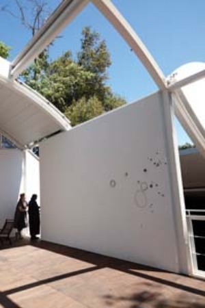1 Being There: Simryn Gill @ the Venice Biennale: JOHN KELLY Catherine de Zegher and Simryn Gill, Here art grows on trees, Australian Pavilion, Venice Biennale 2013; image courtesy the artist; photo: Jenni Carter