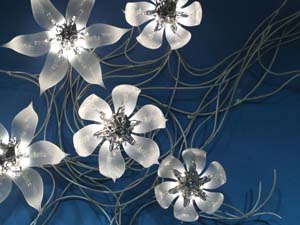 2 U-Ram Choe at John Curtin University Gallery, Perth: JOHN MATEER U-Ram Choe, Una Lumino Ortus (scientific name: Anmopispl avearium cirripedia URAM, 2009, metallic material, motor, LED, custom CPU board, Polycarbonate , 143 x 130 x 47cm. Image courtesy the artist and John Curtin Gallery, Perth